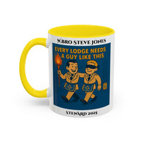Premium Personalised Freemason Colour Rim Mug - Meme - Every lodge needs a guy like this - Masonic Mugs