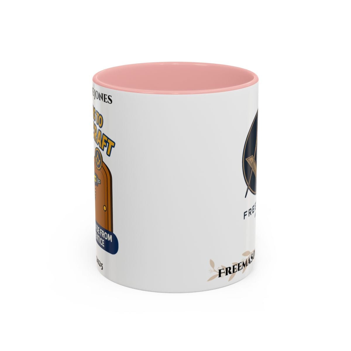 Premium Personalised Freemason Colour Rim Mug - Meme - Set Phasers to Fellowcraft - Masonic Mugs