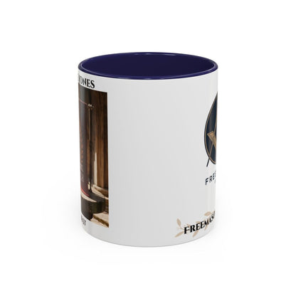 Premium Personalised Freemason Colour Rim Mug - Royal Arch Masonic Gift - Masonic Mugs