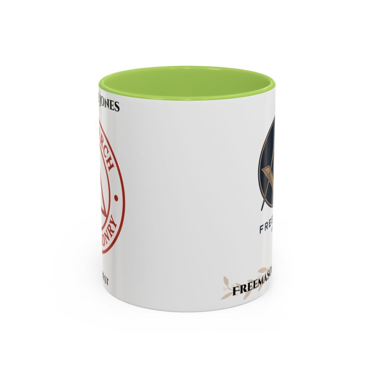 Premium Personalised Freemason Colour Rim Mug - Royal Arch Masonry - Masonic Mugs