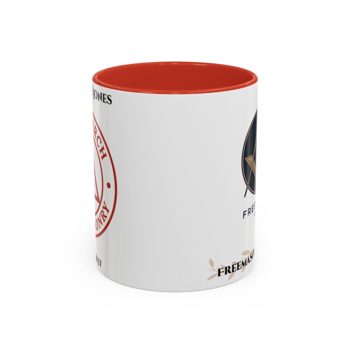 Premium Personalised Freemason Colour Rim Mug - Royal Arch Masonry - Masonic Mugs