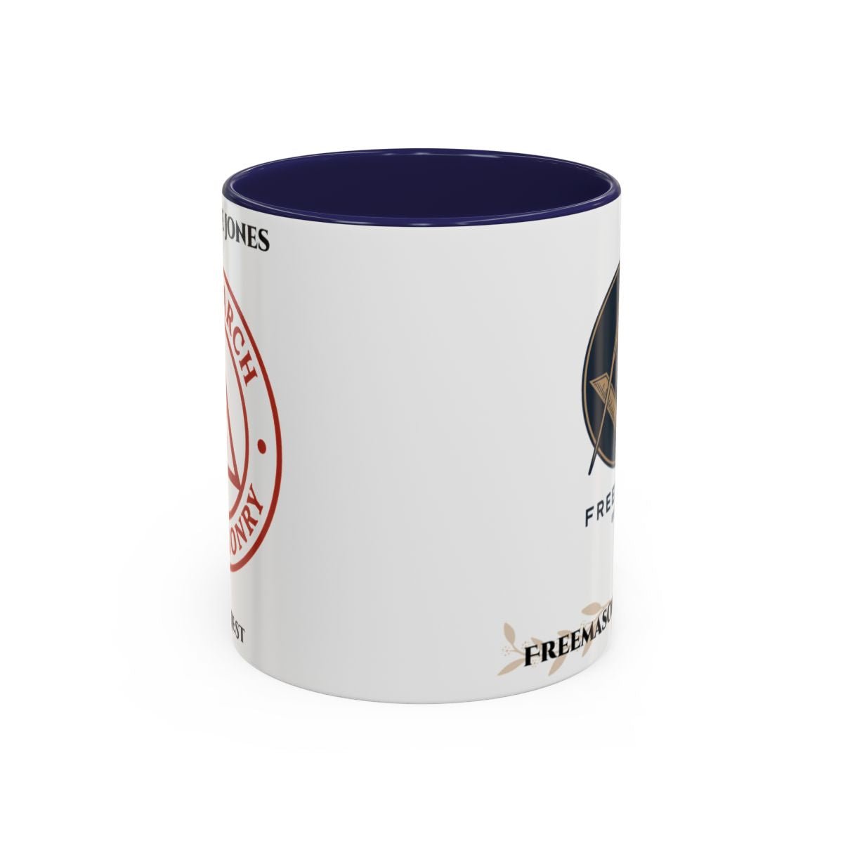 Premium Personalised Freemason Colour Rim Mug - Royal Arch Masonry - Masonic Mugs