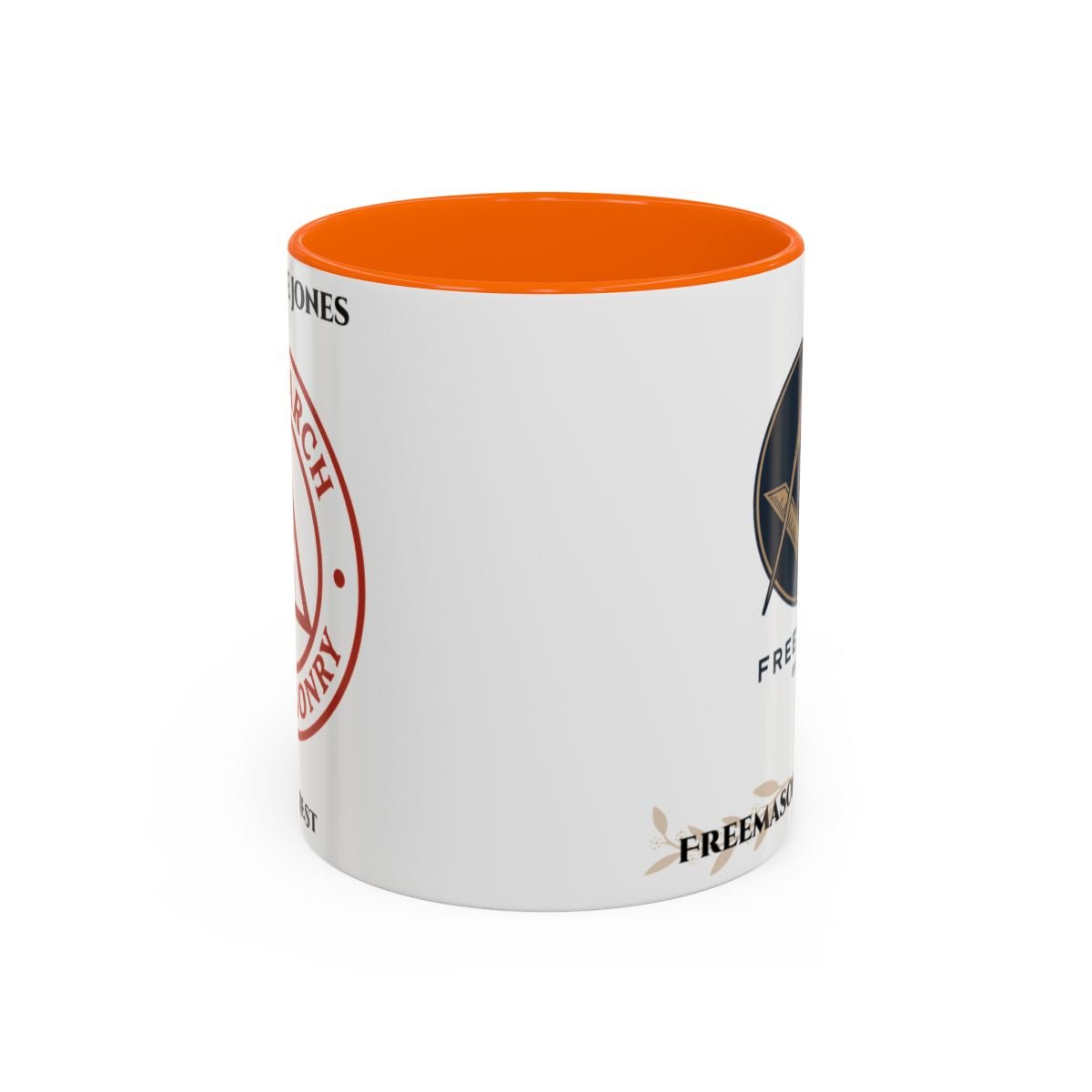 Premium Personalised Freemason Colour Rim Mug - Royal Arch Masonry - Masonic Mugs