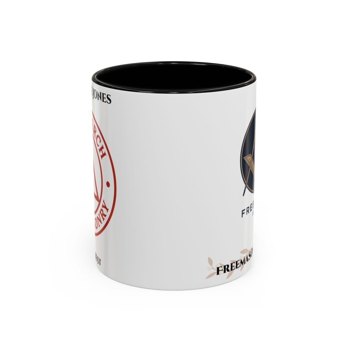 Premium Personalised Freemason Colour Rim Mug - Royal Arch Masonry - Masonic Mugs