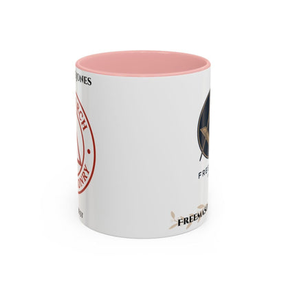 Premium Personalised Freemason Colour Rim Mug - Royal Arch Masonry - Masonic Mugs