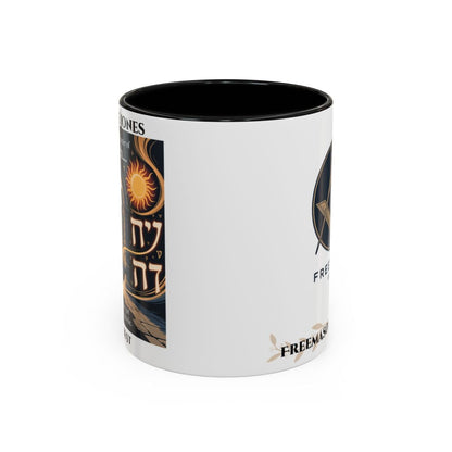 Premium Personalised Freemason Colour Rim Mug - Royal Arch Unique Design Gift - Masonic Mugs
