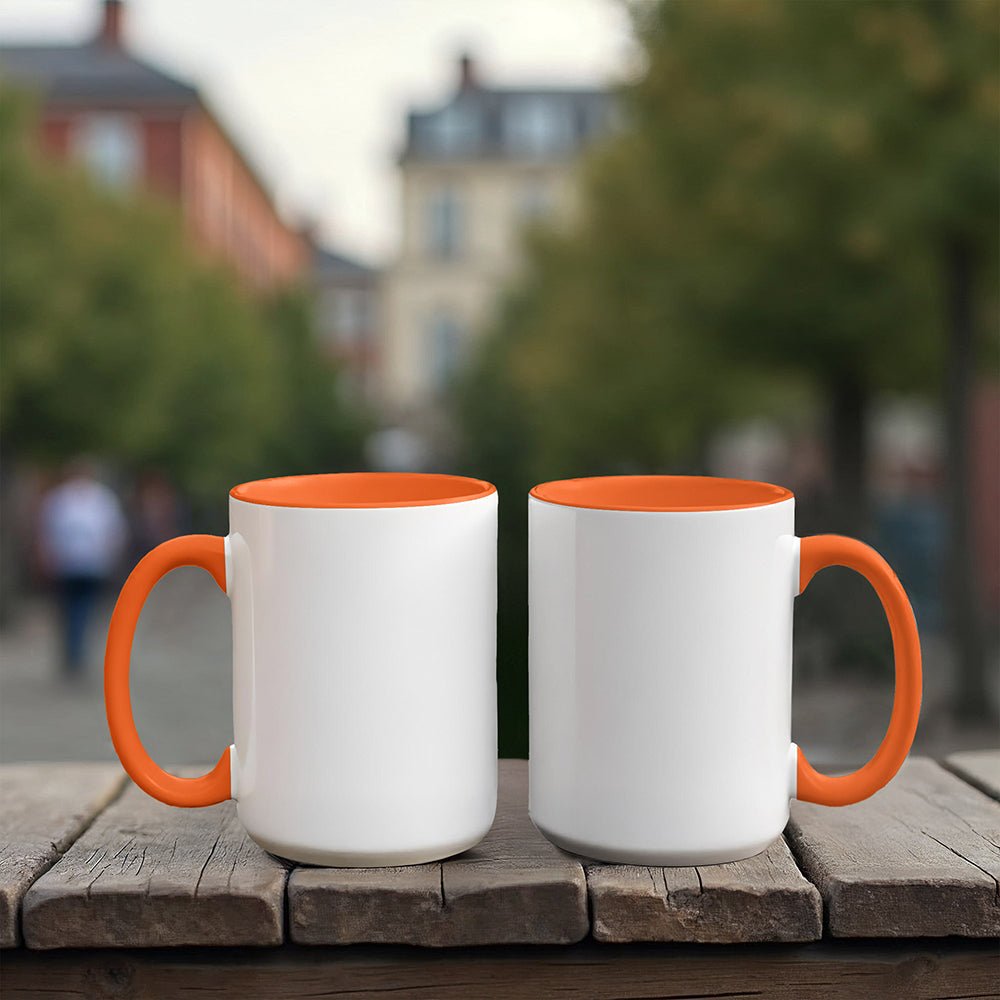 Premium Personalised Freemason Colour Rim Mug - Secretary Design - Becuase someone has to remember everything - Masonic Mugs