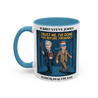 Premium Personalised Freemason Colour Rim Mug - Senior Deacon Design - trust me ive done this before - Masonic Mugs