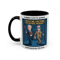 Premium Personalised Freemason Colour Rim Mug - Senior Deacon Design - trust me ive done this before - Masonic Mugs
