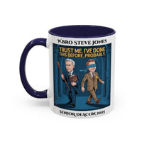 Premium Personalised Freemason Colour Rim Mug - Senior Deacon Design - trust me ive done this before - Masonic Mugs