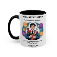 Premium Personalised Freemason Colour Rim Mug - Sword & Rose Design - Masonic Mugs