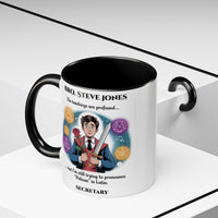 Premium Personalised Freemason Colour Rim Mug - Sword & Rose Design - Masonic Mugs