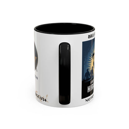 Premium Personalised Freemason Colour Rim Mug - Third Degree - Master Mason - I know the legend of Hiram Abiff - Masonic Mugs