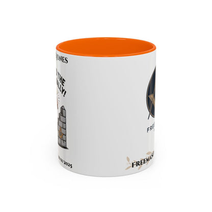 Premium Personalised Freemason Colour Rim Mug - Third Degree - Master Mason - Masted the Craft Finally. - Masonic Mugs