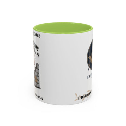 Premium Personalised Freemason Colour Rim Mug - Third Degree - Master Mason - Masted the Craft Finally. - Masonic Mugs