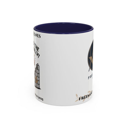 Premium Personalised Freemason Colour Rim Mug - Third Degree - Master Mason - Masted the Craft Finally. - Masonic Mugs