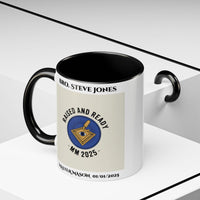 Premium Personalised Freemason Colour Rim Mug - Third Degree - Master Mason - Rasied and Ready - Masonic Mugs