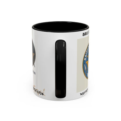 Premium Personalised Freemason Colour Rim Mug - Third Degree - Master Mason - Rasied and Ready - Masonic Mugs