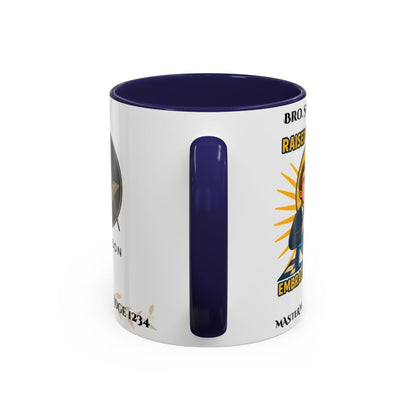 Premium Personalised Freemason Colour Rim Mug - Third Degree - Master Mason - Rasied to Master - Masonic Mugs