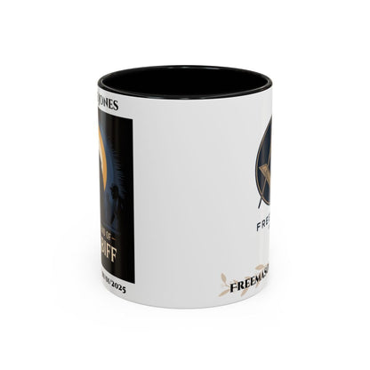 Premium Personalised Freemason Colour Rim Mug - Third Degree - Master Mason - The know the legend of Hiram Abiff - Masonic Mugs