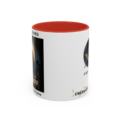 Premium Personalised Freemason Colour Rim Mug - Third Degree - Master Mason - The know the legend of Hiram Abiff - Masonic Mugs