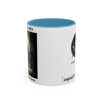 Premium Personalised Freemason Colour Rim Mug - Third Degree - Master Mason - The know the legend of Hiram Abiff - Masonic Mugs