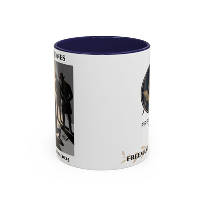 Premium Personalised Freemason Colour Rim Mug - Third Degree - Master Mason - The legend - Masonic Mugs
