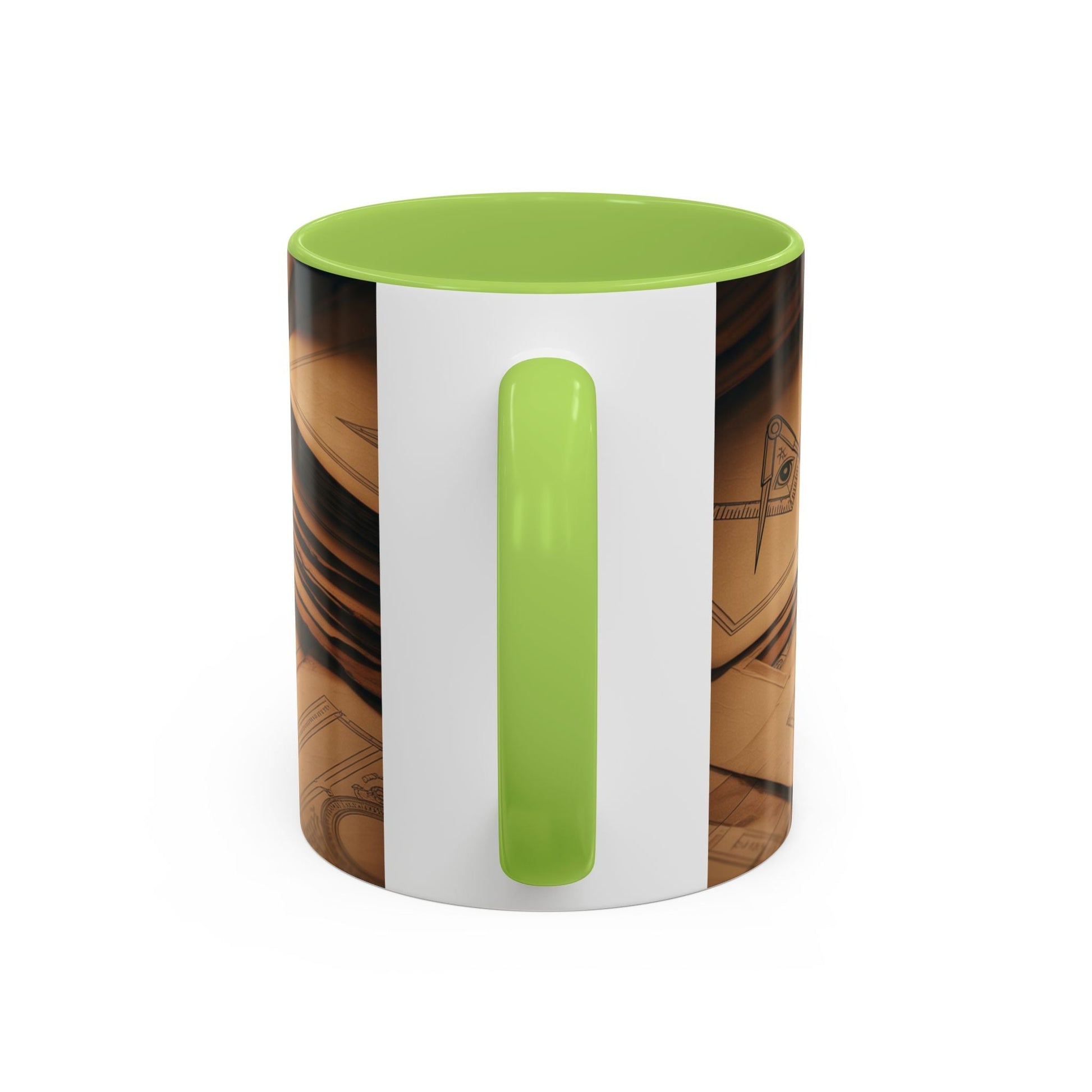 Premium Ready to Go Accent Coffee Mug | Unique Gift for Masons, Coffee Lovers, Home Decor, Spirituality, and Ceremonial Use - Masonic Mugs