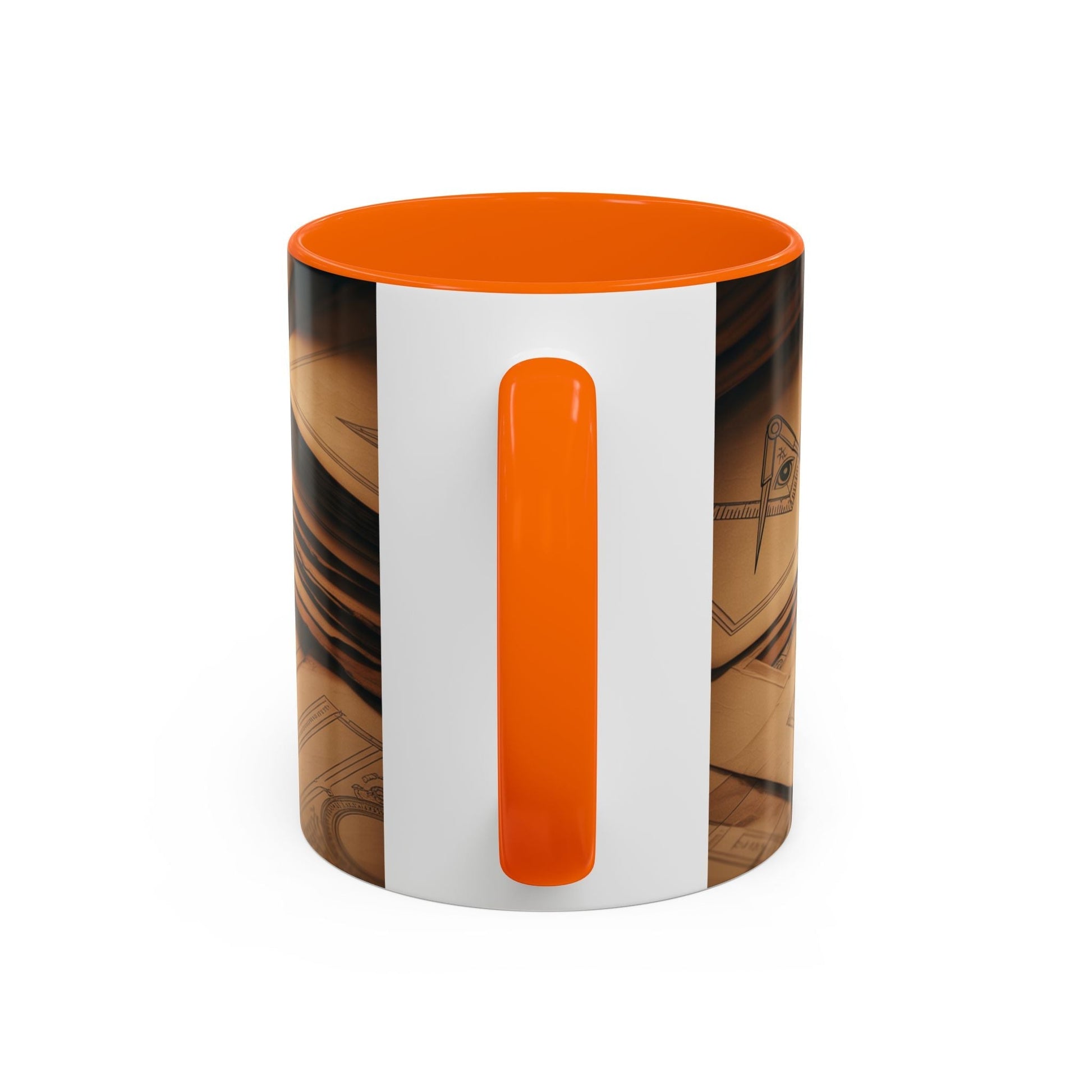 Premium Ready to Go Accent Coffee Mug | Unique Gift for Masons, Coffee Lovers, Home Decor, Spirituality, and Ceremonial Use - Masonic Mugs