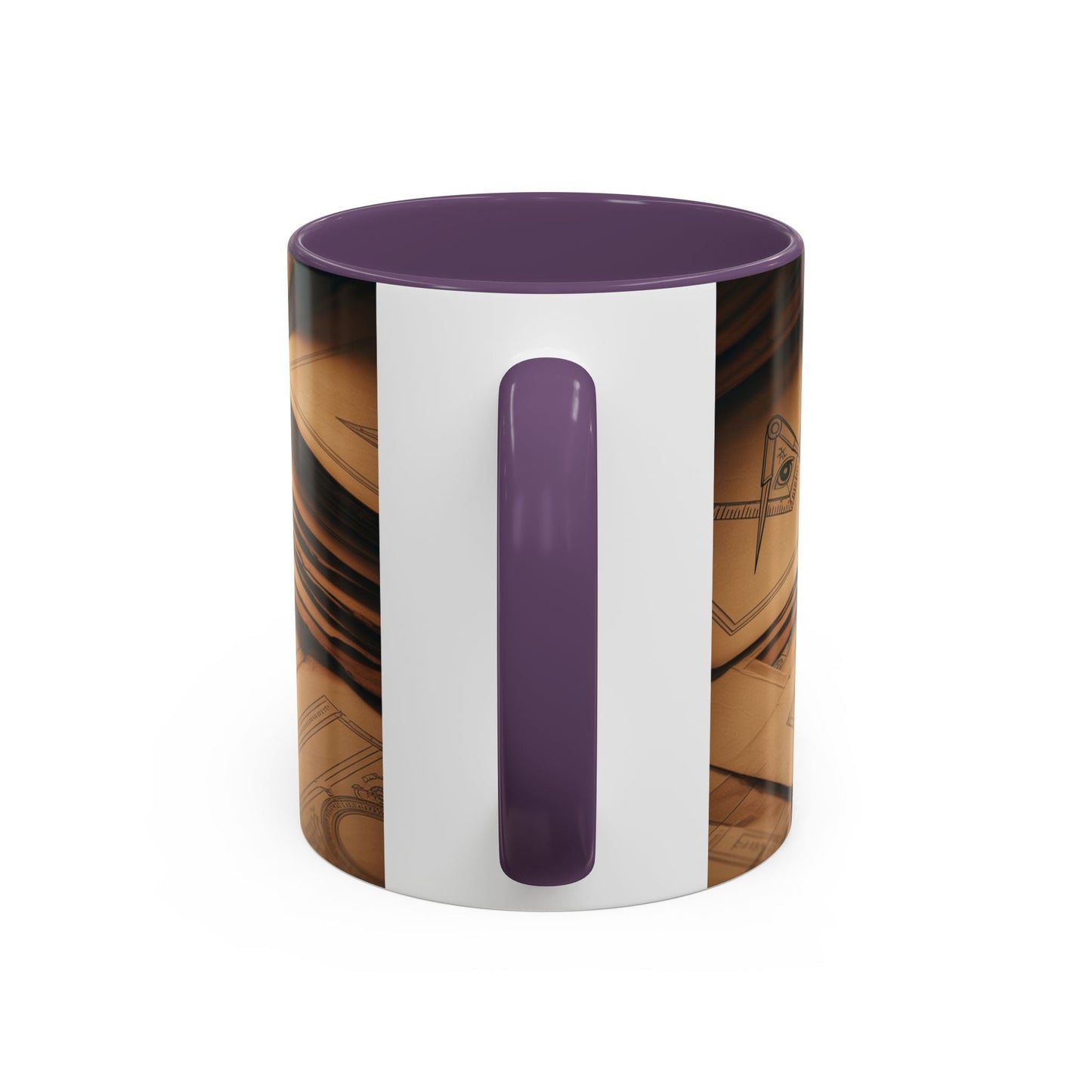 Premium Ready to Go Accent Coffee Mug | Unique Gift for Masons, Coffee Lovers, Home Decor, Spirituality, and Ceremonial Use - Masonic Mugs