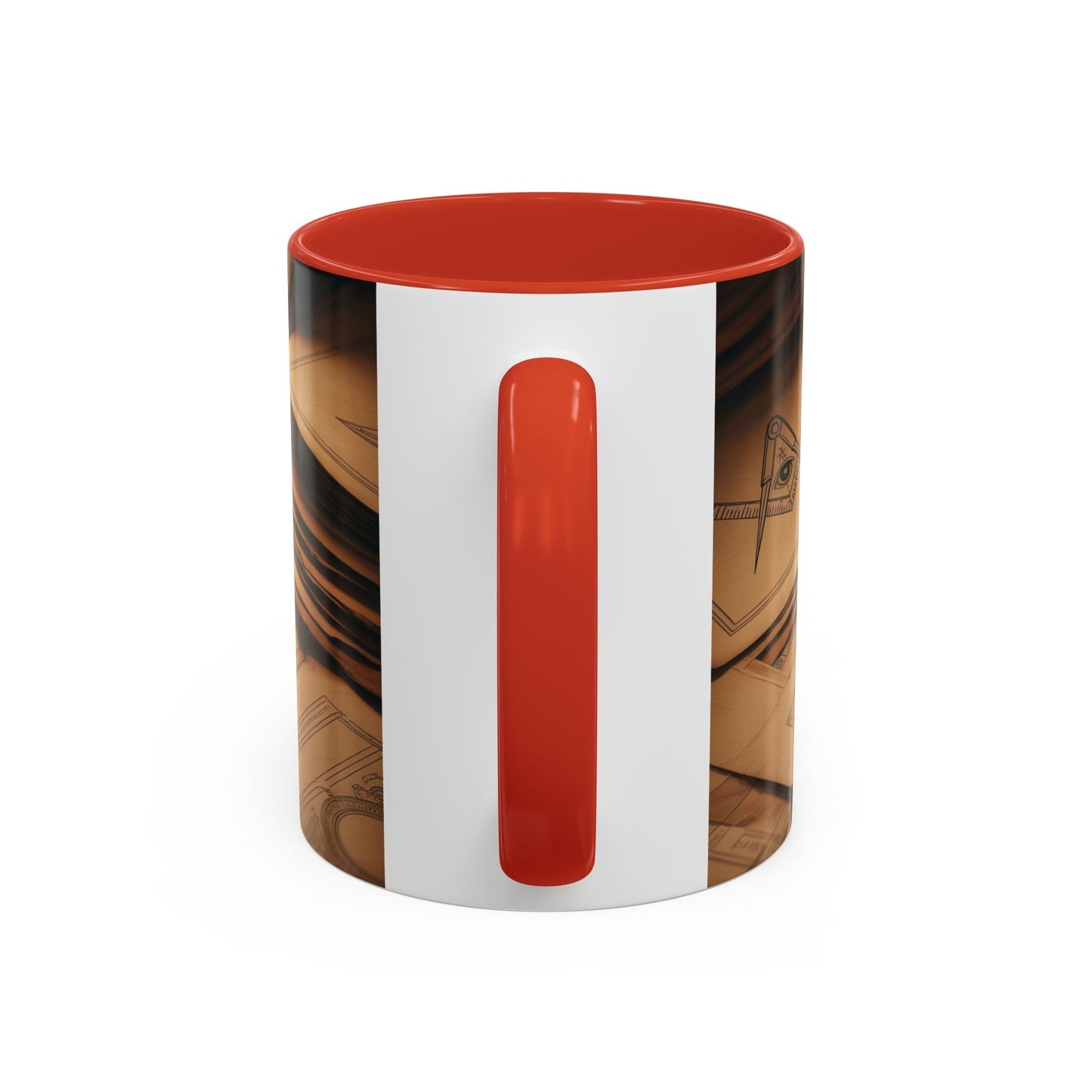 Premium Ready to Go Accent Coffee Mug | Unique Gift for Masons, Coffee Lovers, Home Decor, Spirituality, and Ceremonial Use - Masonic Mugs