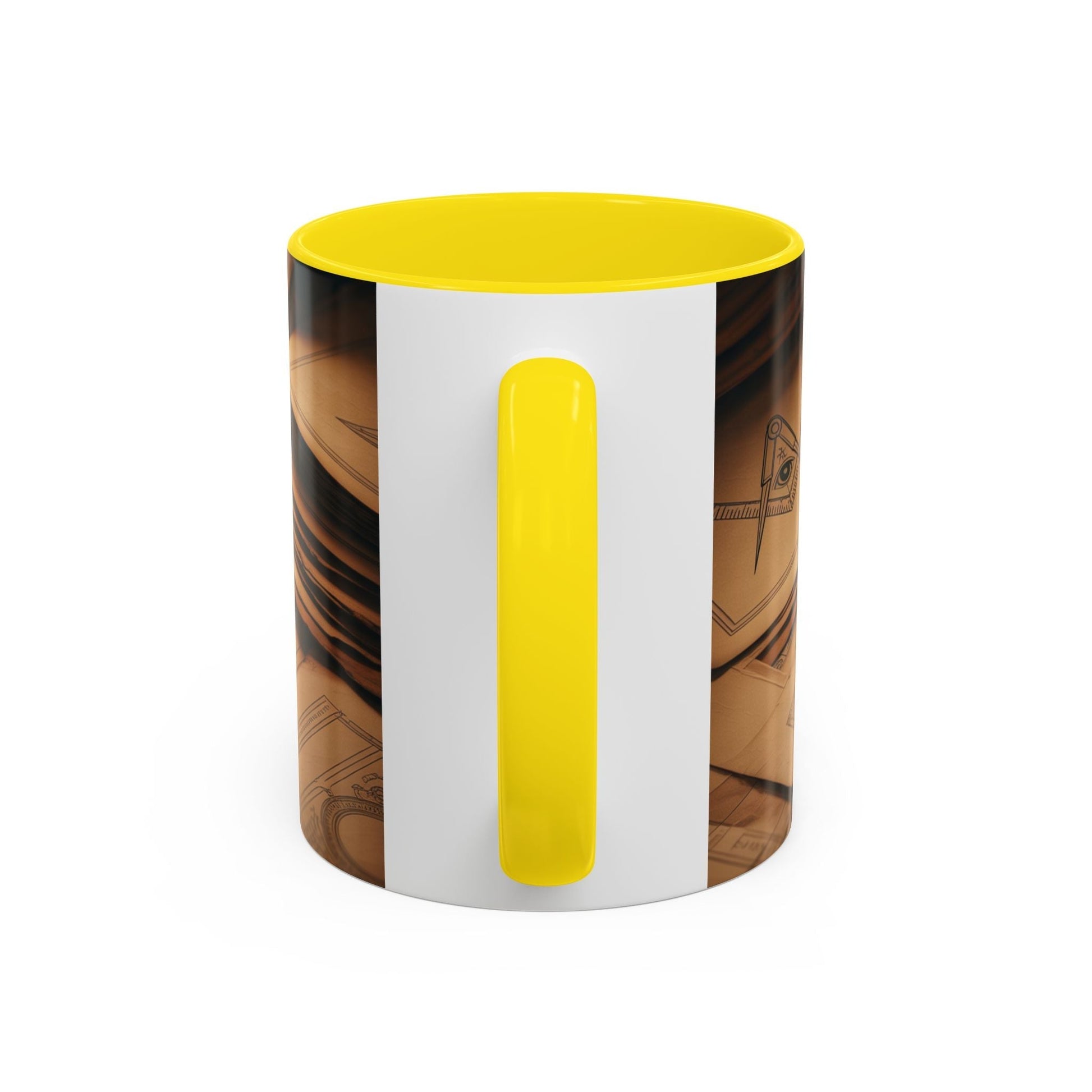 Premium Ready to Go Accent Coffee Mug | Unique Gift for Masons, Coffee Lovers, Home Decor, Spirituality, and Ceremonial Use - Masonic Mugs
