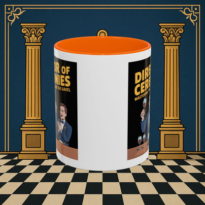Premium Ready to Go Freemason Design | Accent Coloured 11oz Mug | Toastmaster's Triumph | Director of Ceremonies - Masonic Mugs