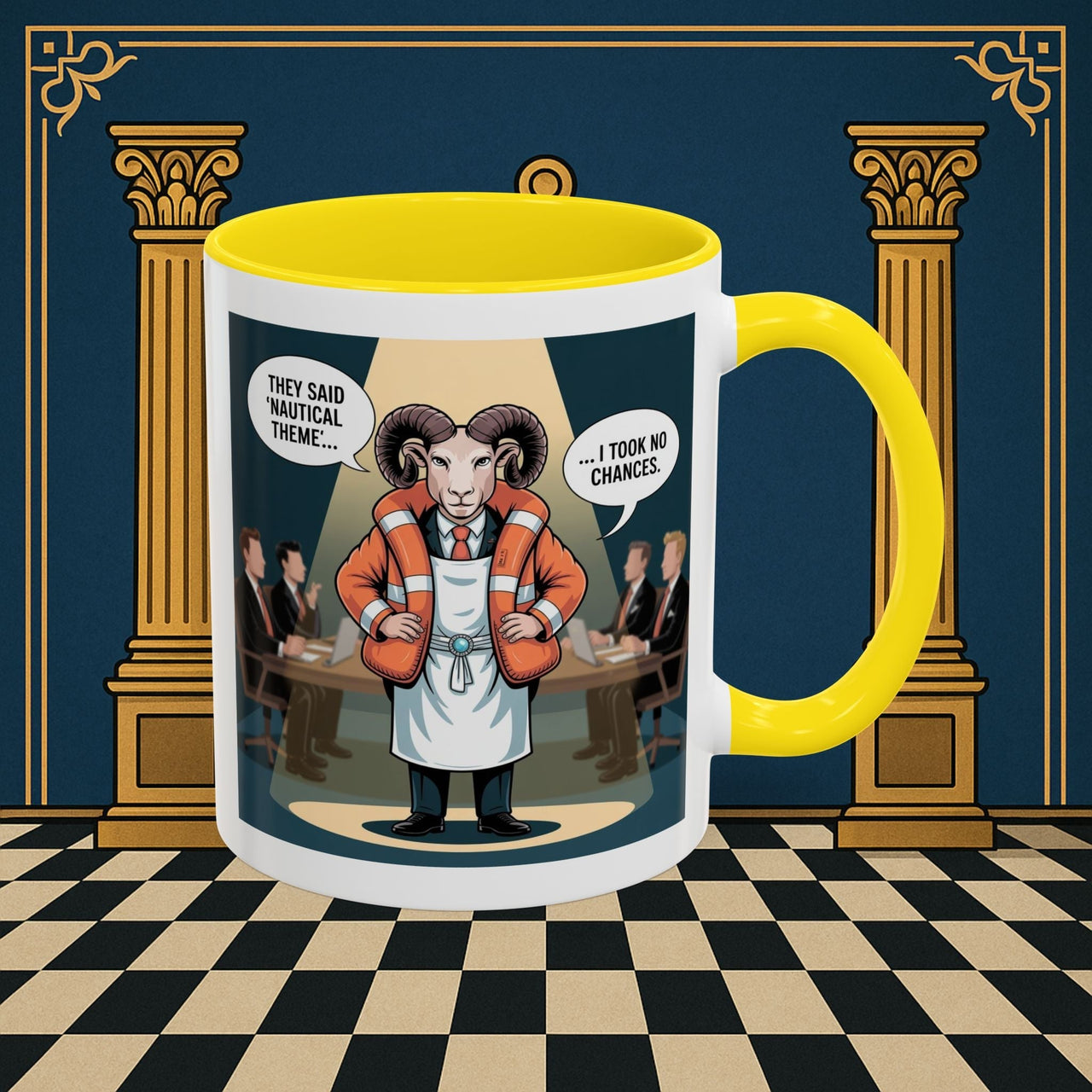 Premium Ready to Go Freemason Design | Boardroom Baa | Royal Ark Mariner - Masonic Mugs