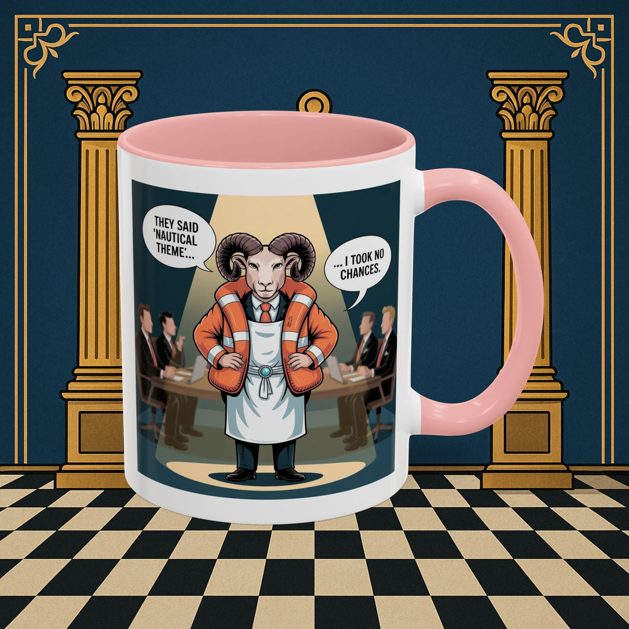 Premium Ready to Go Freemason Design | Boardroom Baa | Royal Ark Mariner - Masonic Mugs