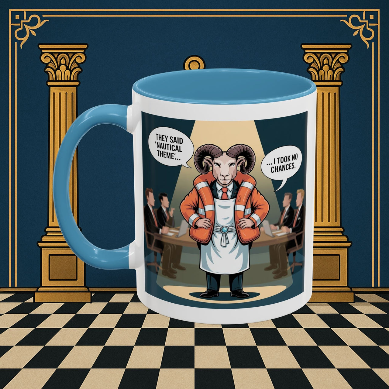 Premium Ready to Go Freemason Design | Boardroom Baa | Royal Ark Mariner - Masonic Mugs