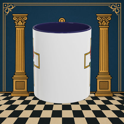 Premium Ready to Go Freemason Design | Crimson Cross | Rose Croix - Masonic Mugs