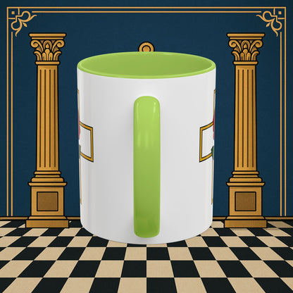 Premium Ready to Go Freemason Design | Crimson Cross | Rose Croix - Masonic Mugs