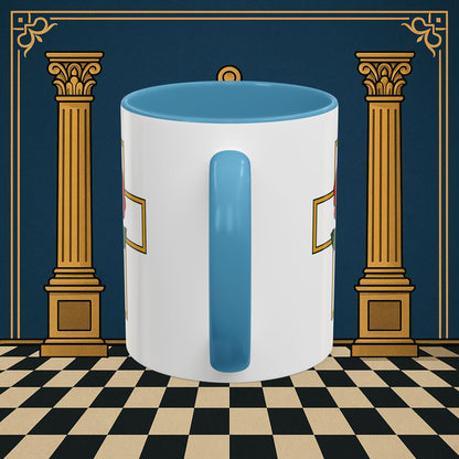 Premium Ready to Go Freemason Design | Crimson Cross | Rose Croix - Masonic Mugs