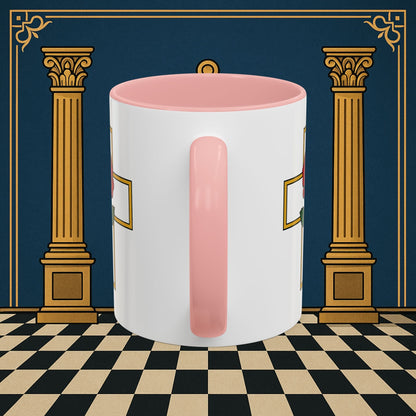 Premium Ready to Go Freemason Design | Crimson Cross | Rose Croix - Masonic Mugs