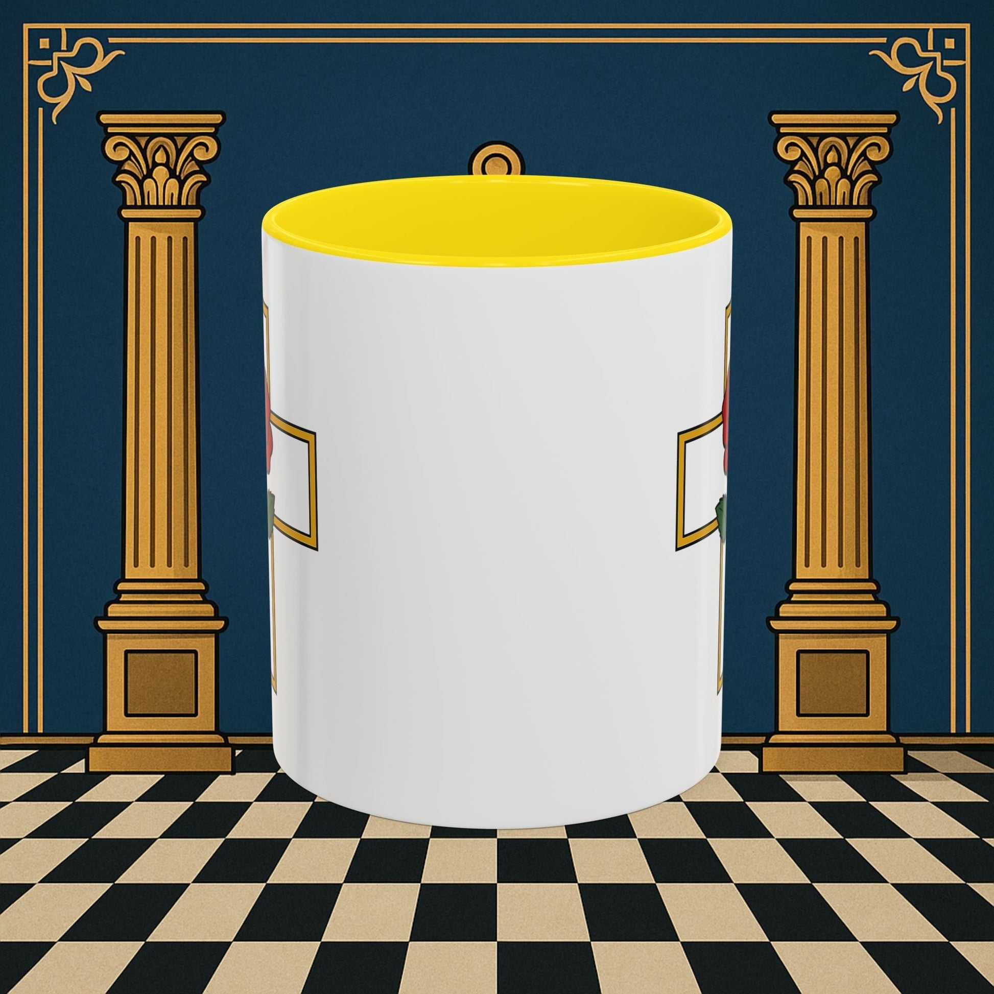 Premium Ready to Go Freemason Design | Crimson Cross | Rose Croix - Masonic Mugs