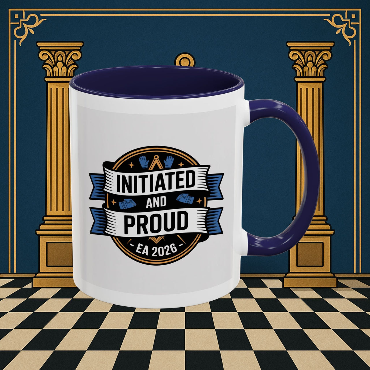 Premium Ready to Go Freemason Design | Entered Apprentice 2025 - Masonic Mugs