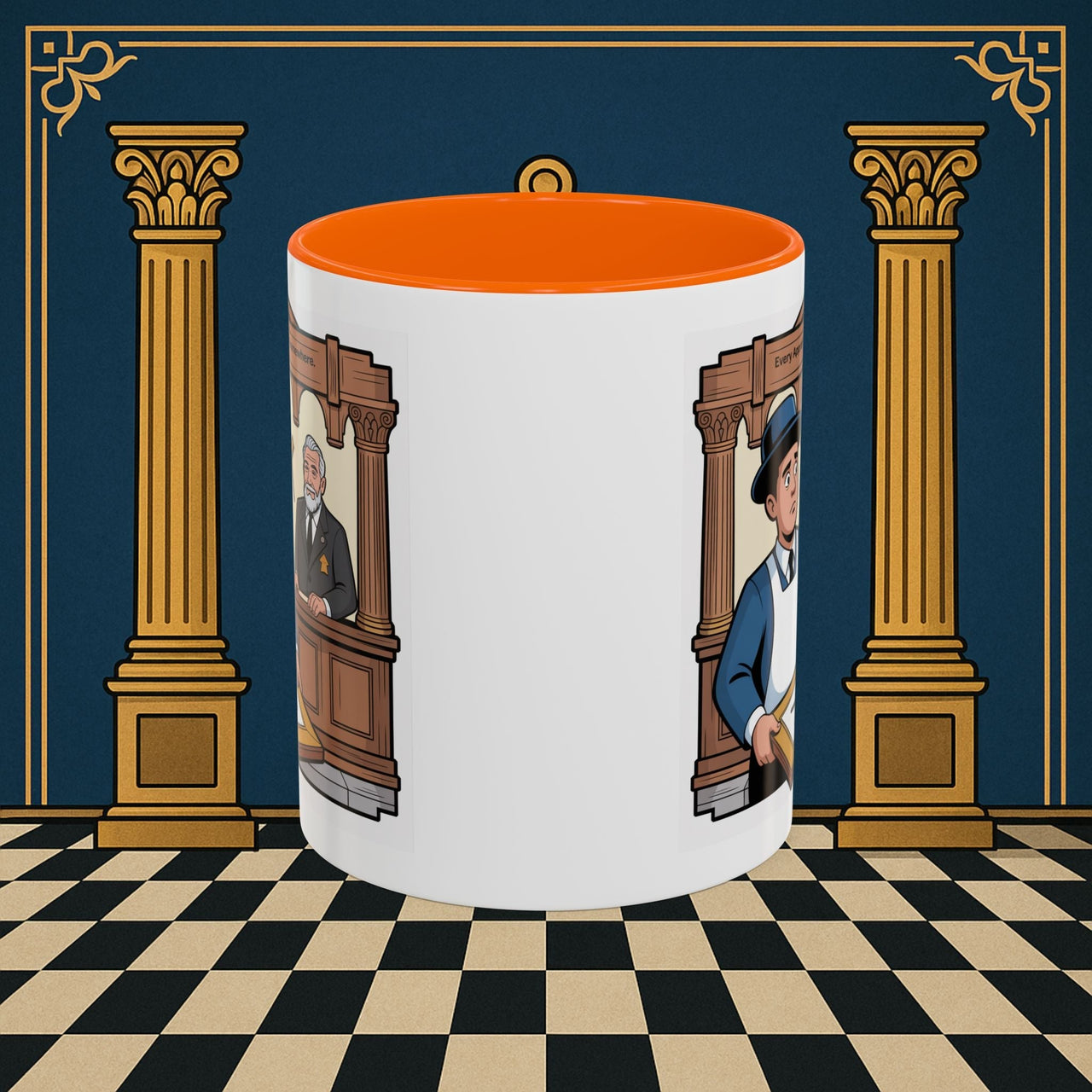 Premium Ready to Go Freemason Design | Entered Apprentice Every Apprentice Starts Somewhere - Masonic Mugs