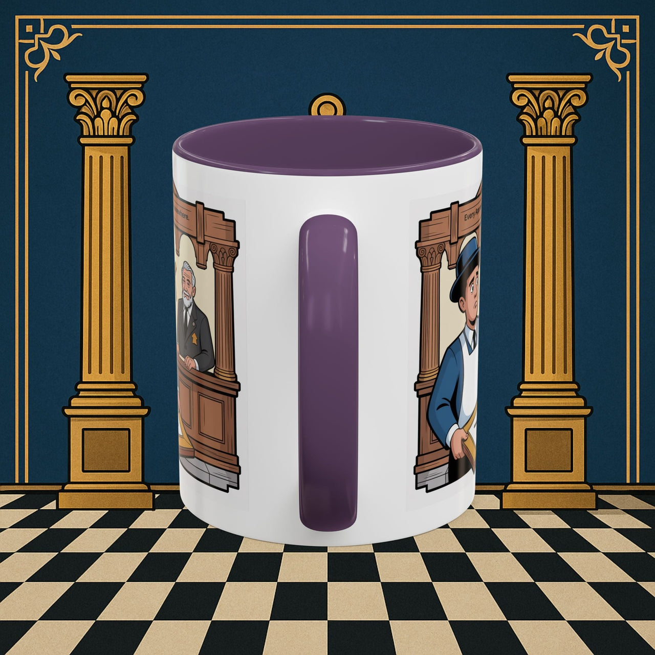 Premium Ready to Go Freemason Design | Entered Apprentice Every Apprentice Starts Somewhere - Masonic Mugs