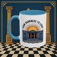 Premium Ready to Go Freemason Design | Entered Apprentice From Darkness to Light - Masonic Mugs