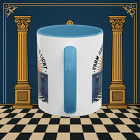 Premium Ready to Go Freemason Design | Entered Apprentice From Darkness to Light - Masonic Mugs