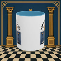 Premium Ready to Go Freemason Design | Entered Apprentice From Darkness to Light - Masonic Mugs