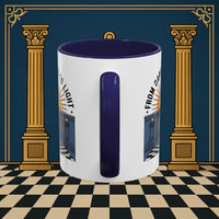Premium Ready to Go Freemason Design | Entered Apprentice From Darkness to Light - Masonic Mugs