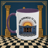 Premium Ready to Go Freemason Design | Entered Apprentice From Darkness to Light - Masonic Mugs