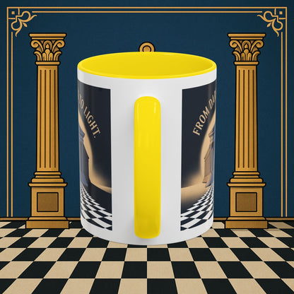 Premium Ready to Go Freemason Design | Entered Apprentice From Darkness to Light - Masonic Mugs